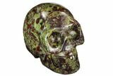 Polished Dragon's Blood Jasper Skull - South Africa #112178-2
